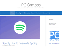 Tablet Screenshot of pc-campos.com